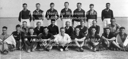 462 Squadron, Middle East Command - squadron Aussie Rules Team, late 1943. 