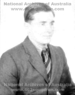 Charles Louis Brimblecombe, 425592 RAAF, at enlistment on 25 April 1942 (photo from NAA Service File).
