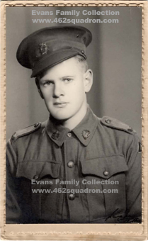 Private Neil Vernon Evans, WX29148 Australian Army, later 436113 RAAF, 462 Squadron.