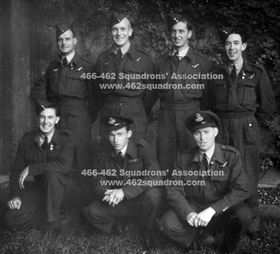 EVANS Crew 08 at 462 Squadron, Driffield, 1944