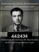 Boris Santich 442434 RAAF, at enlistment July 1943, later posted to 462 Squadron RAAF Foulsham 1945.