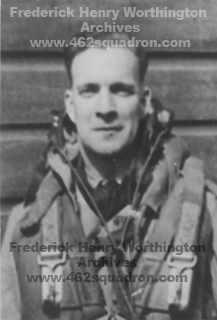 Frederick Henry Worthington, 952045, RAFVR, Wireless Operator at 462 Squadron (RAAF), KIA 614 Squadron (RAF).